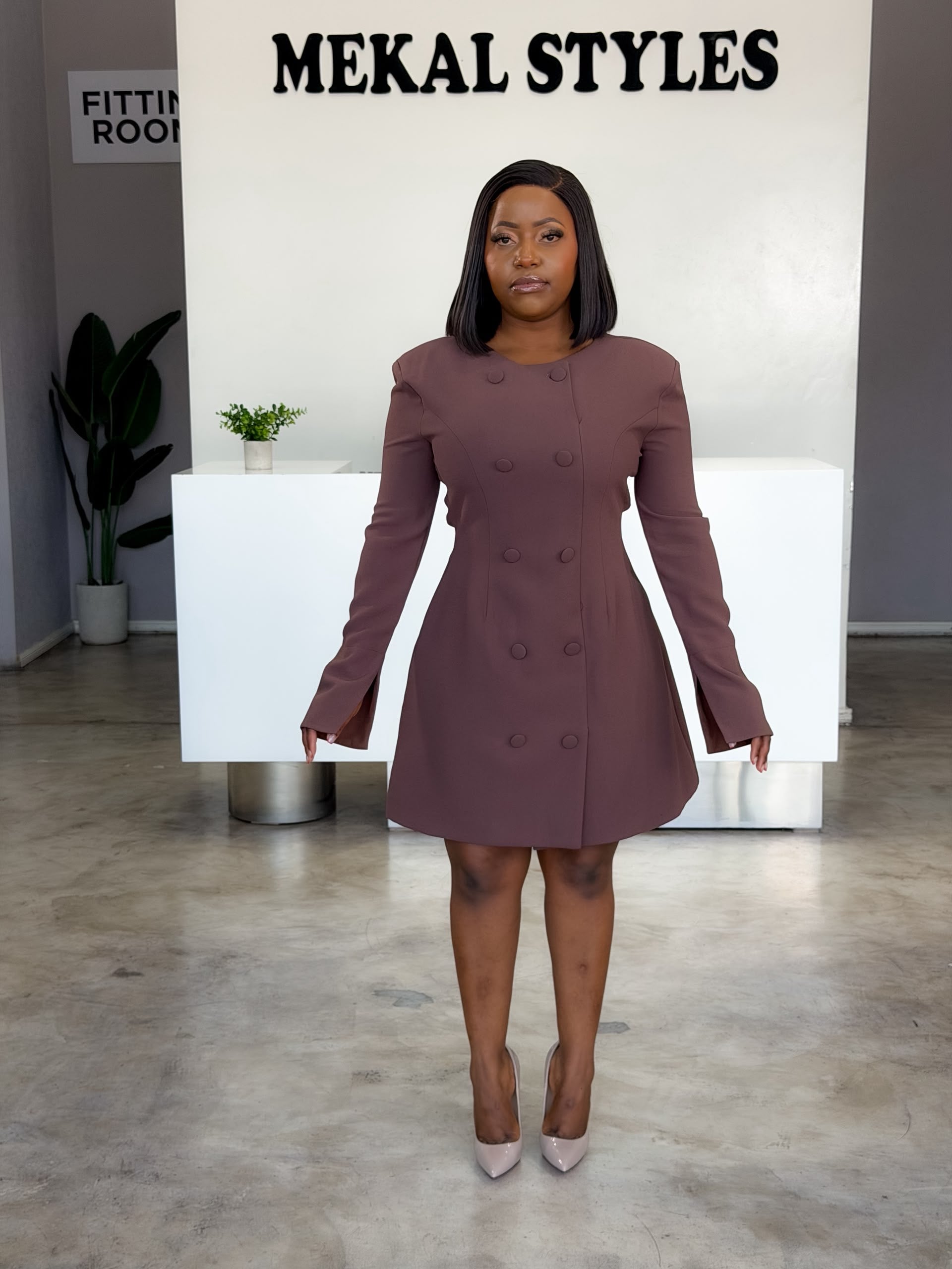 Brownie Mini Dress