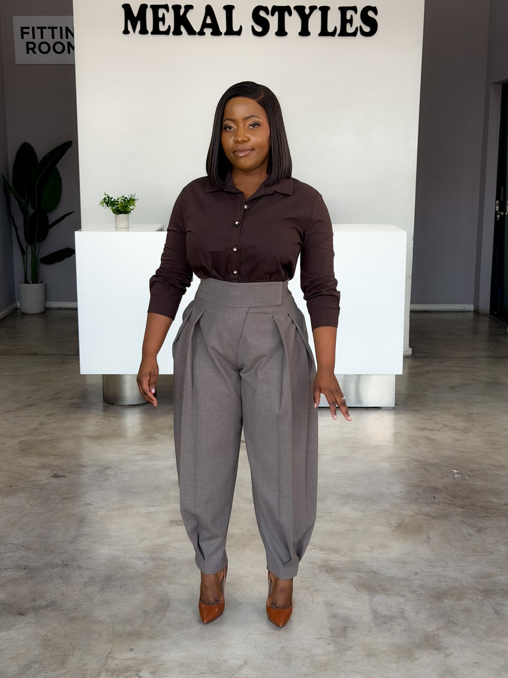 Mocha Pegged Pants