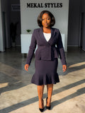 Bottom Pleat Skirt Suits