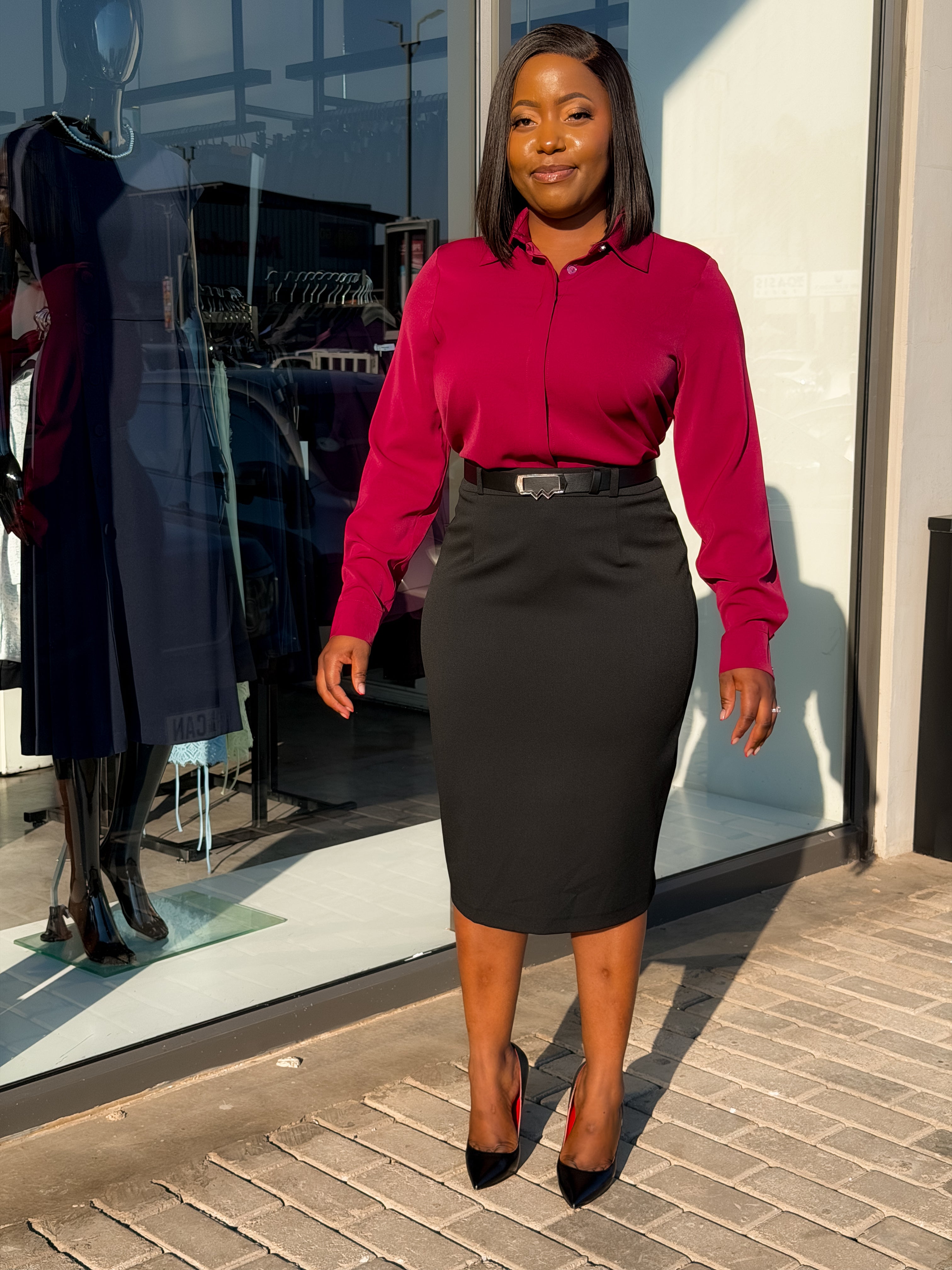 Black Belted Skirts