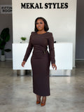 Mocha Midi Dress