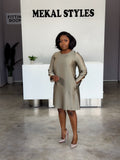 Artichoke Green Shimmer Dress