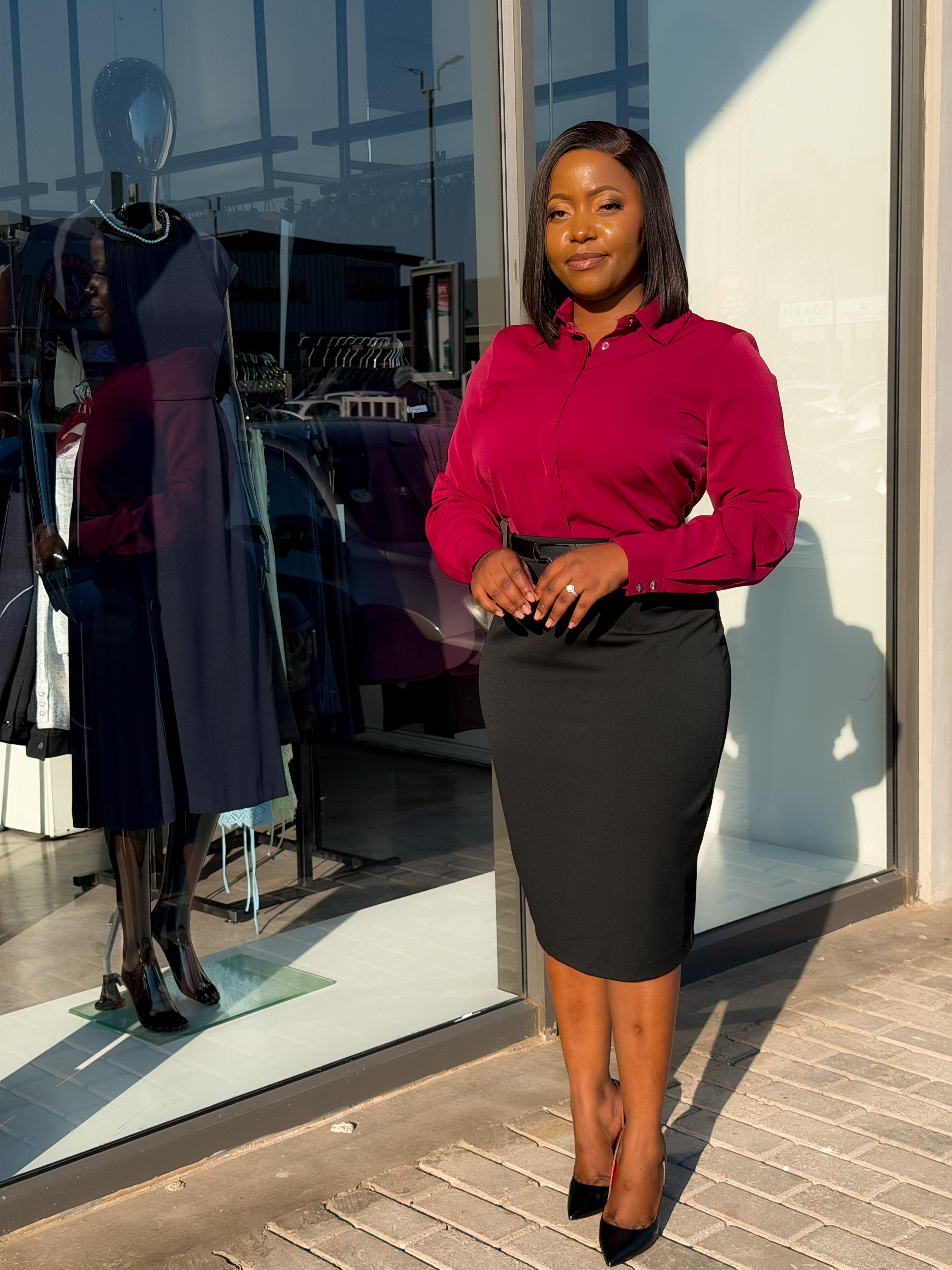 Black Belted Skirts