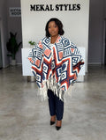 Color Splash Thow-Over Shawl