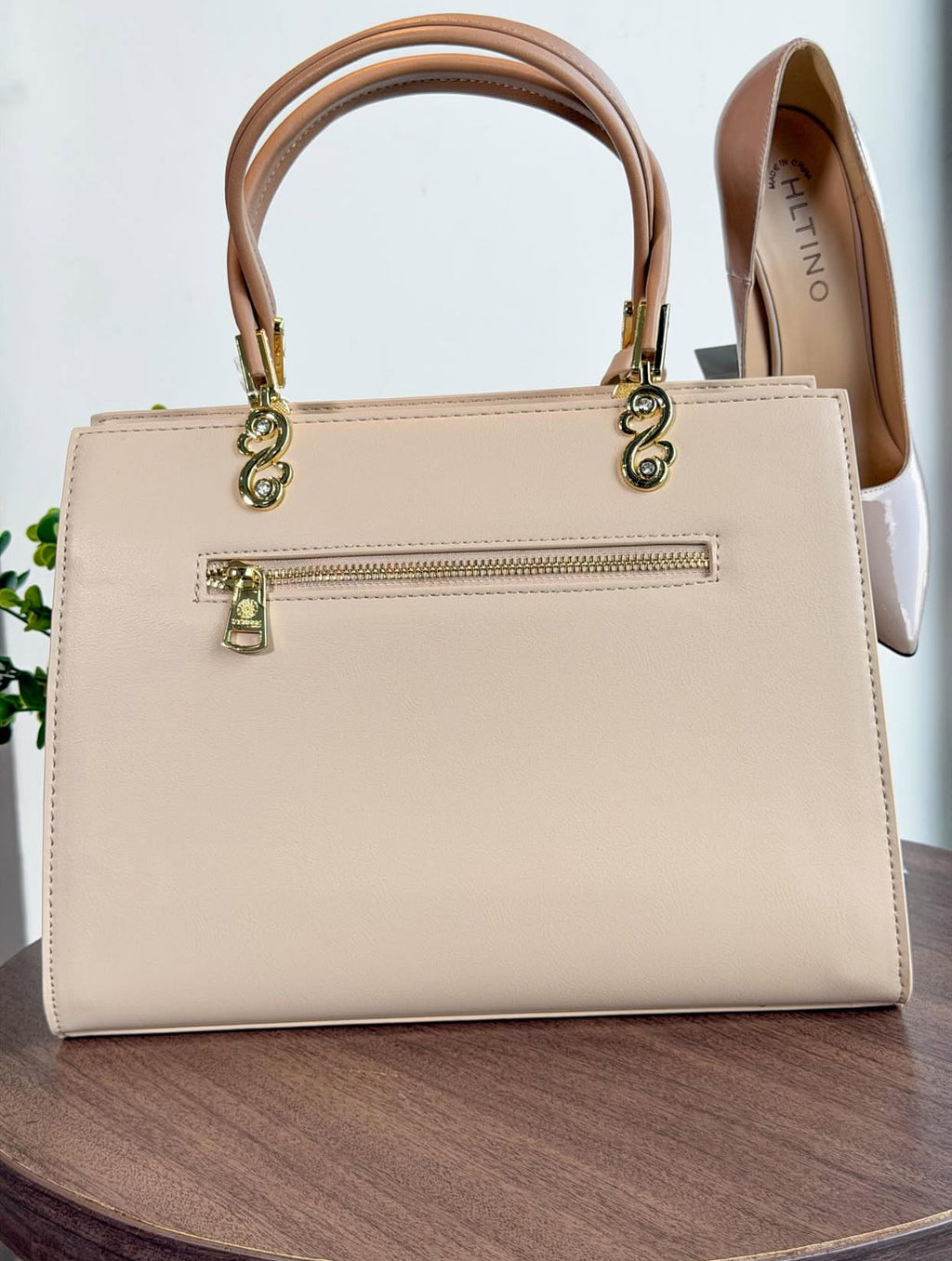 Khaki & Taupe Handbag