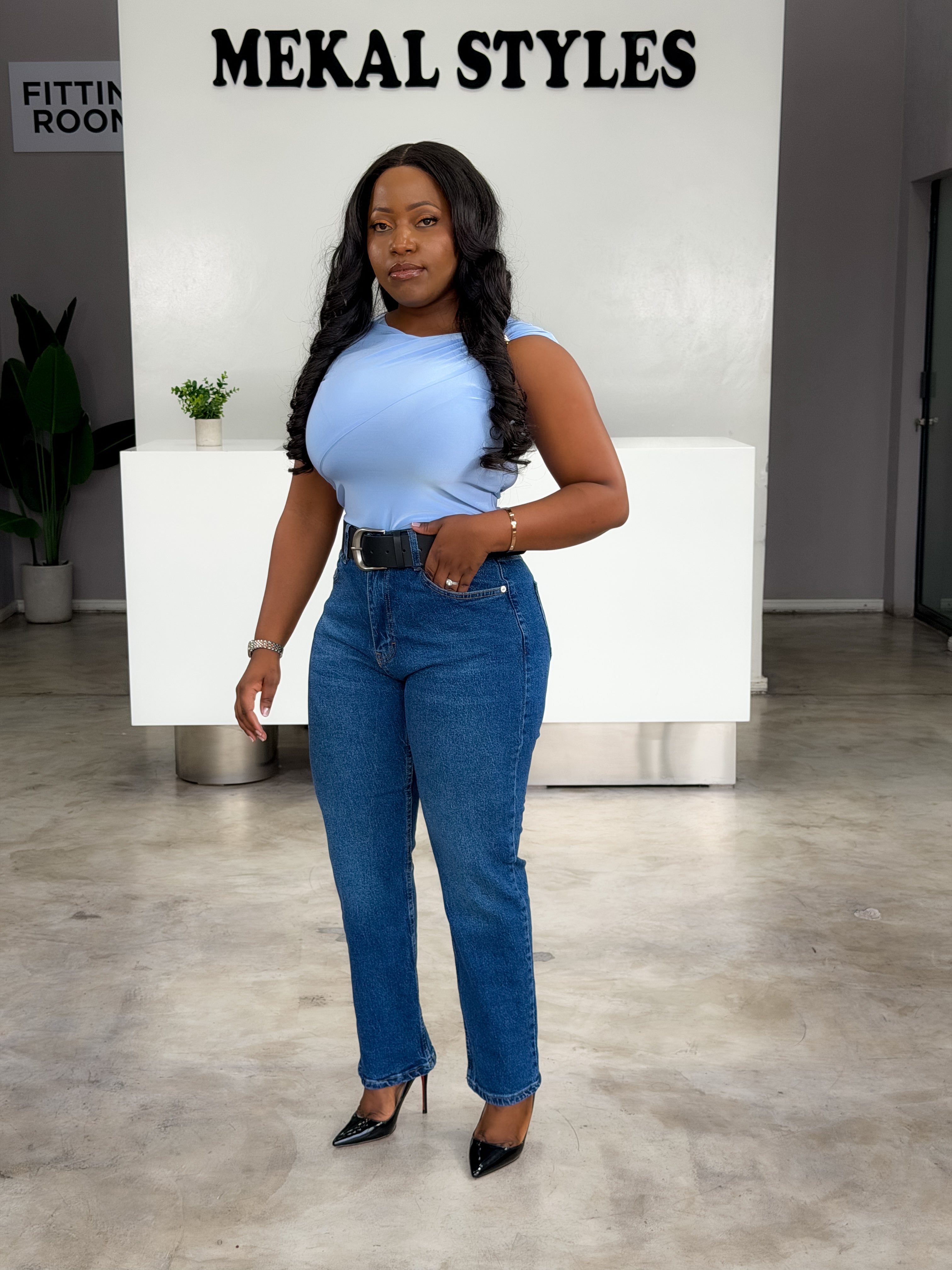 Deep Mommy Jeans