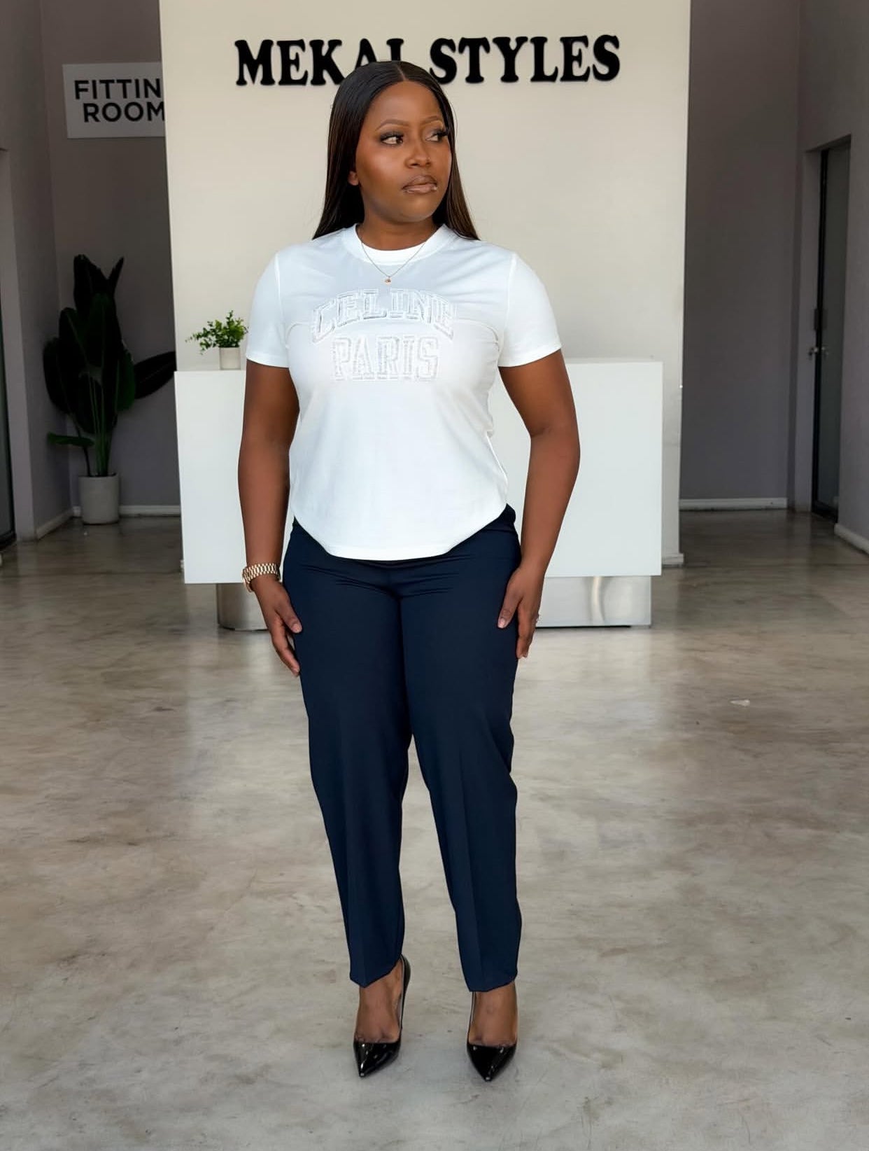 White Designer Top