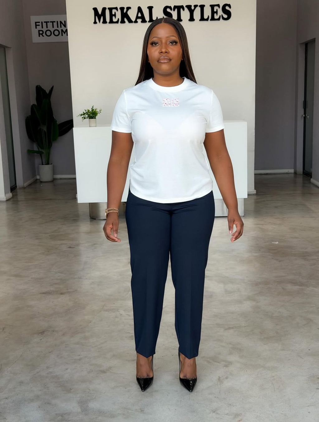 White Designer Top