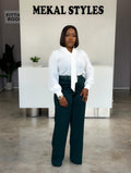 White Detailed Blouse