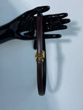 Dark Chocolate Brown Mini Belt