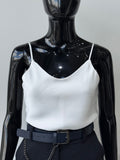 White Silky Camisole Top