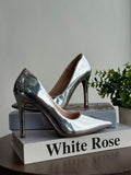 Silver Stilettos