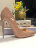 Nude Glossy Stilettos