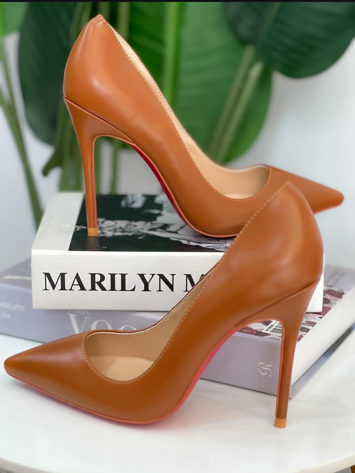 Brownie Red Bottom Stilettos