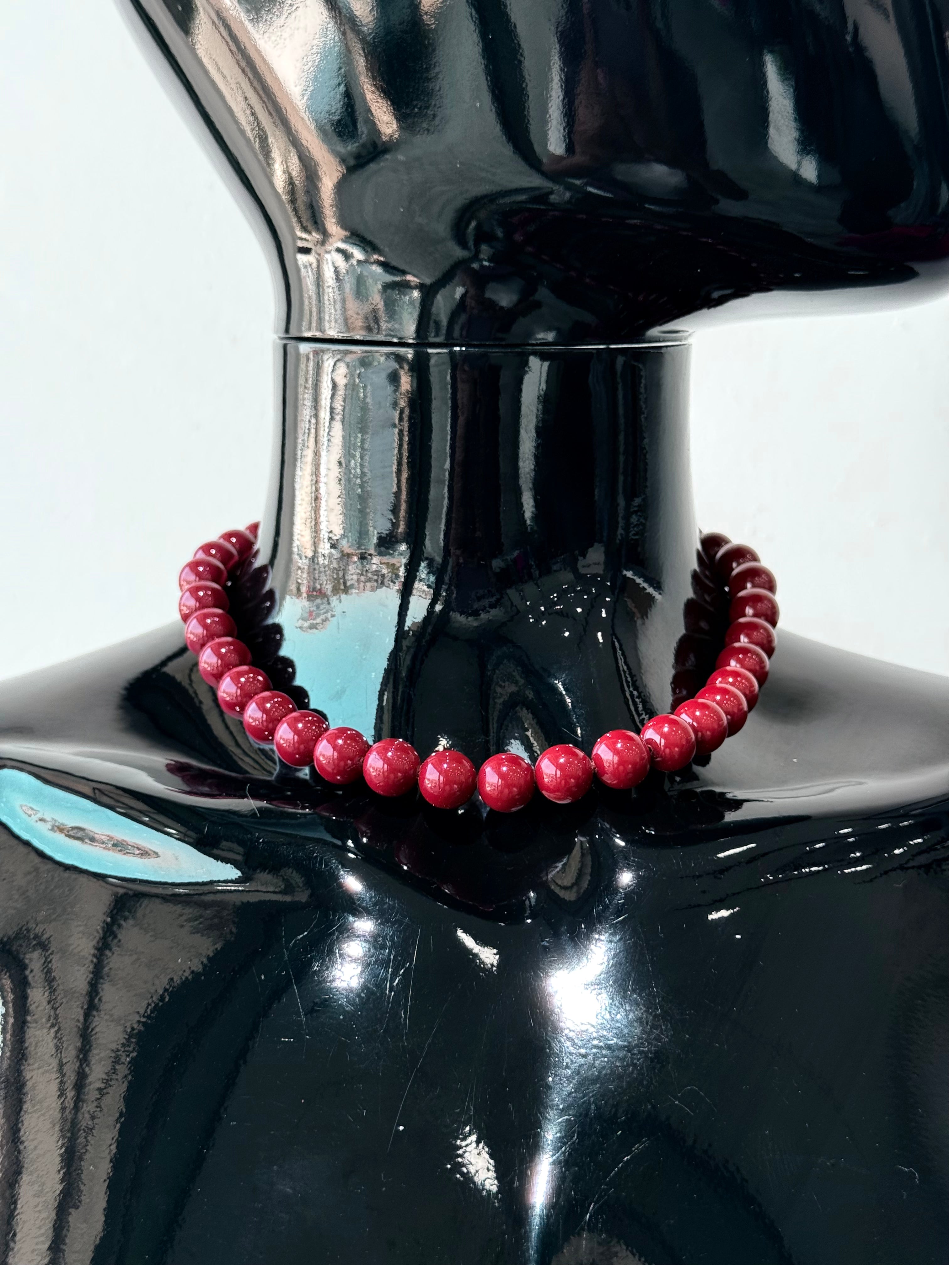 Mini Maroon Pearls