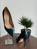Glossy Green Stilettos