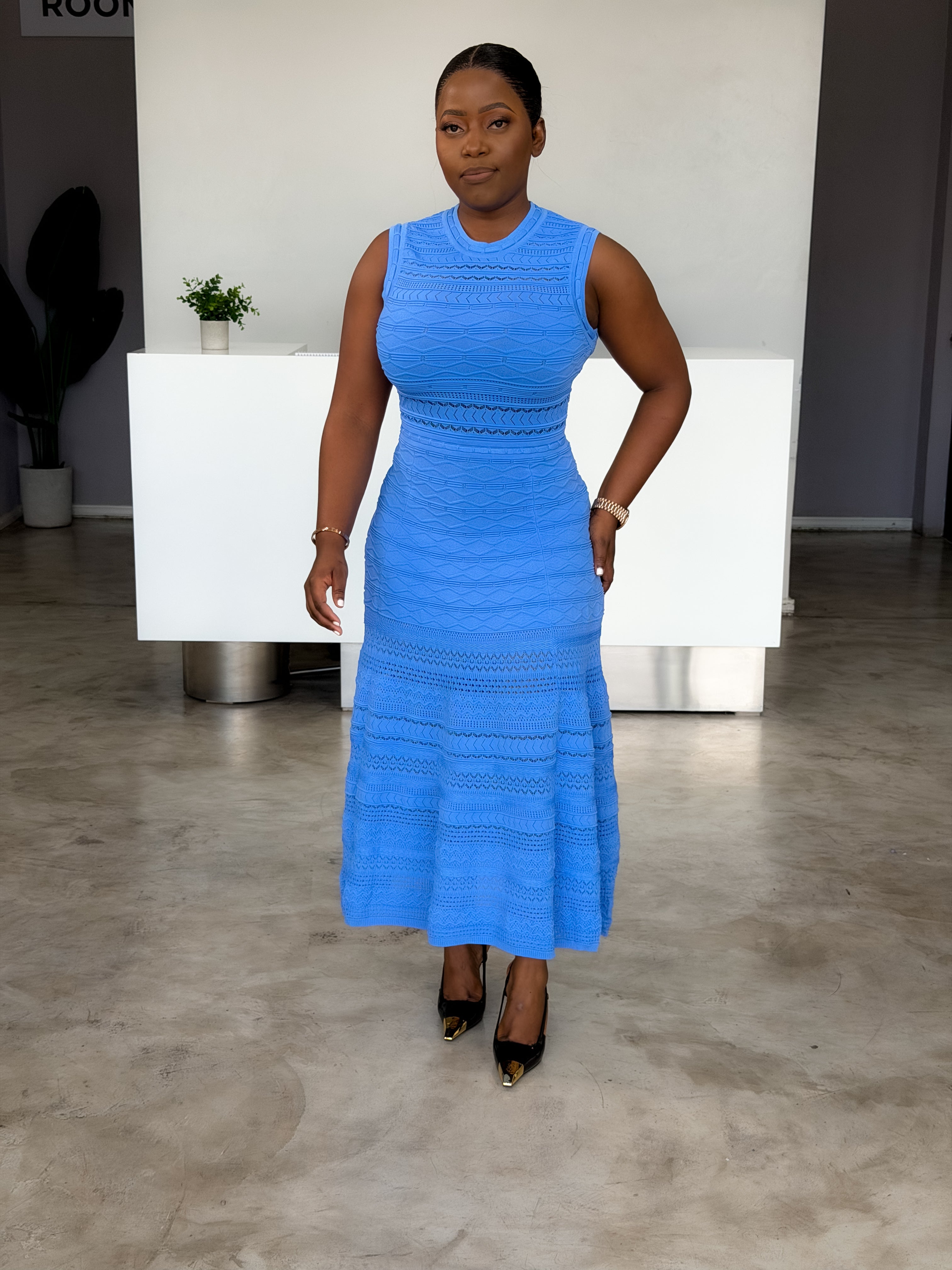 Azure Chic Dress