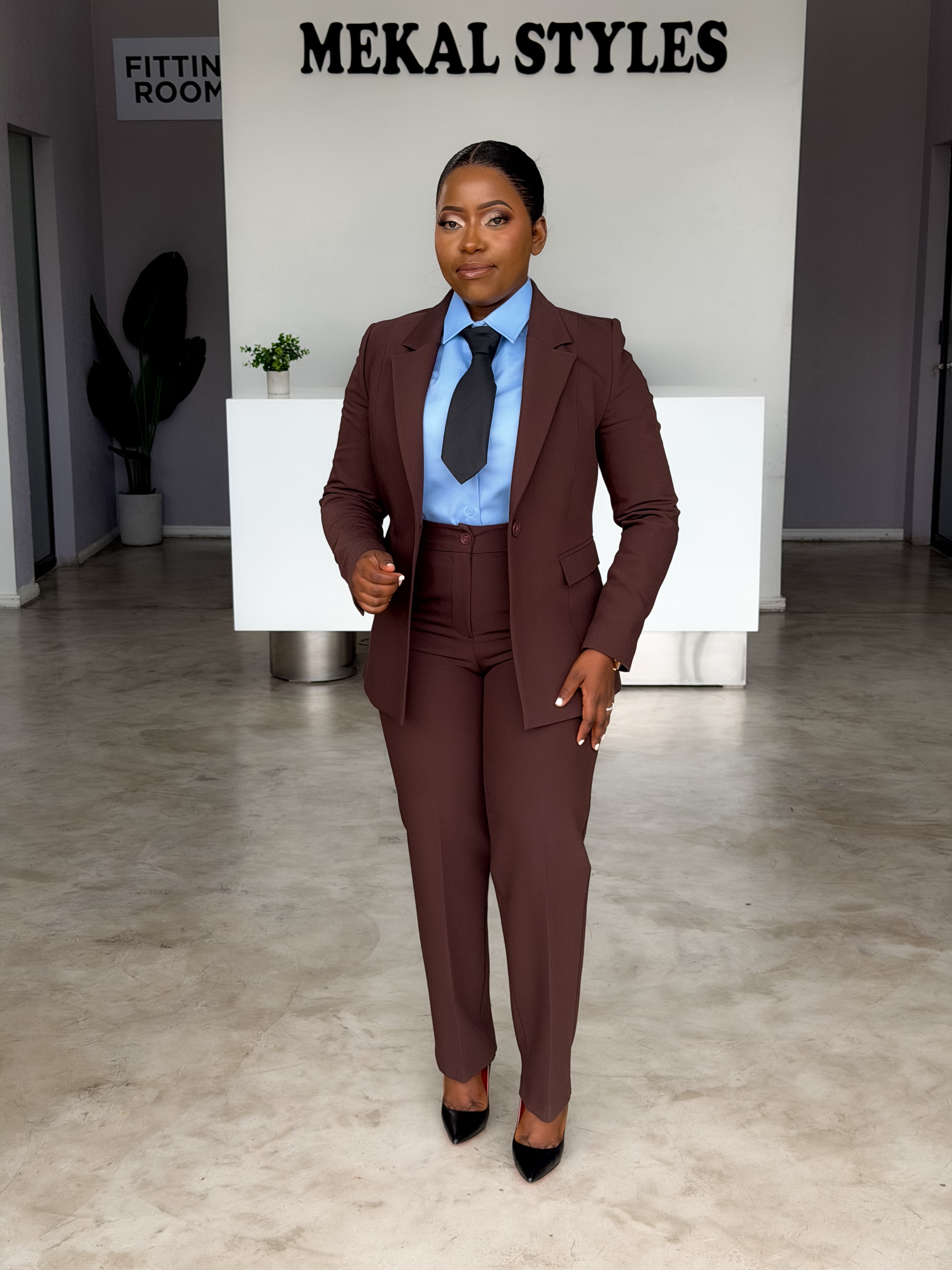 Mahogany Pant Suit