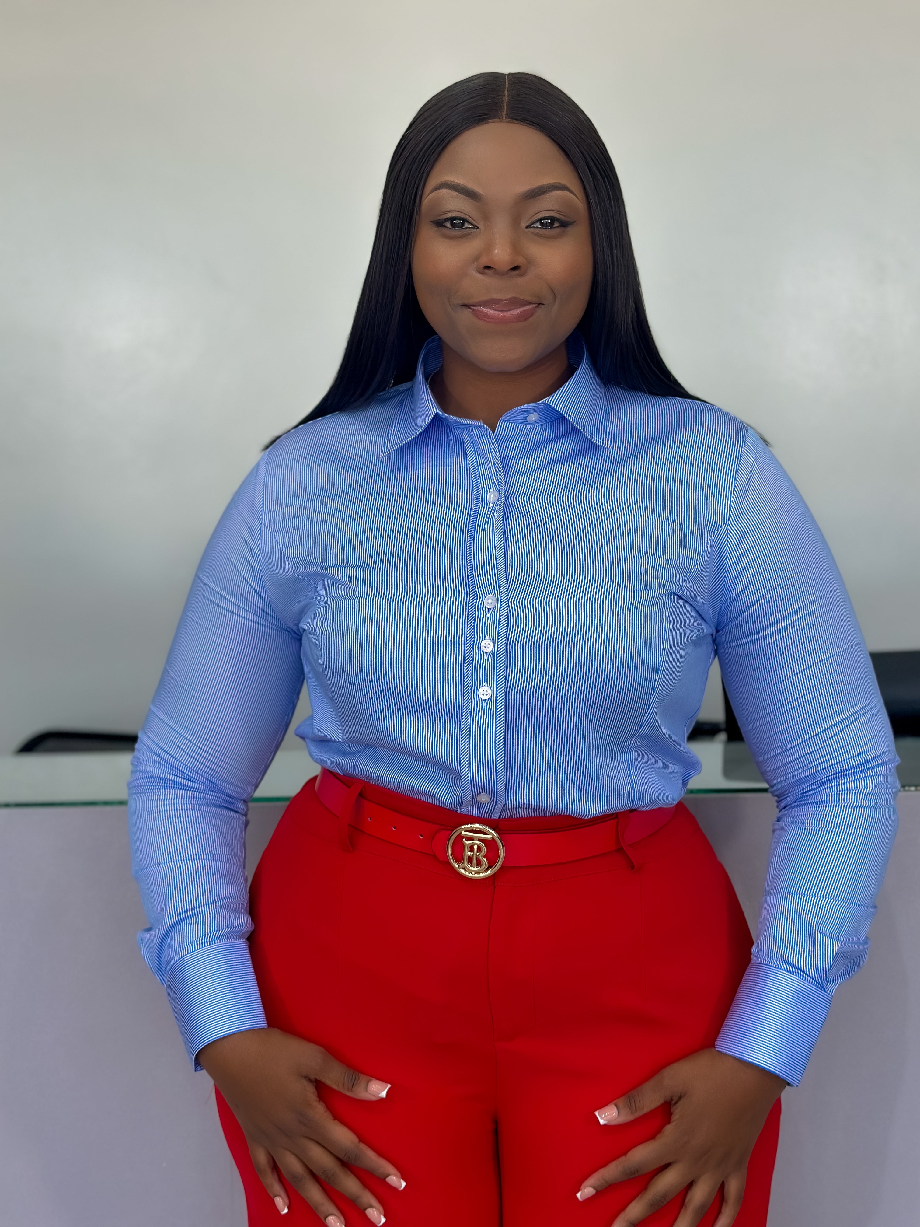 Blue striped Smart shirt