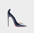 Windy Blue Red Bottom Stilettos