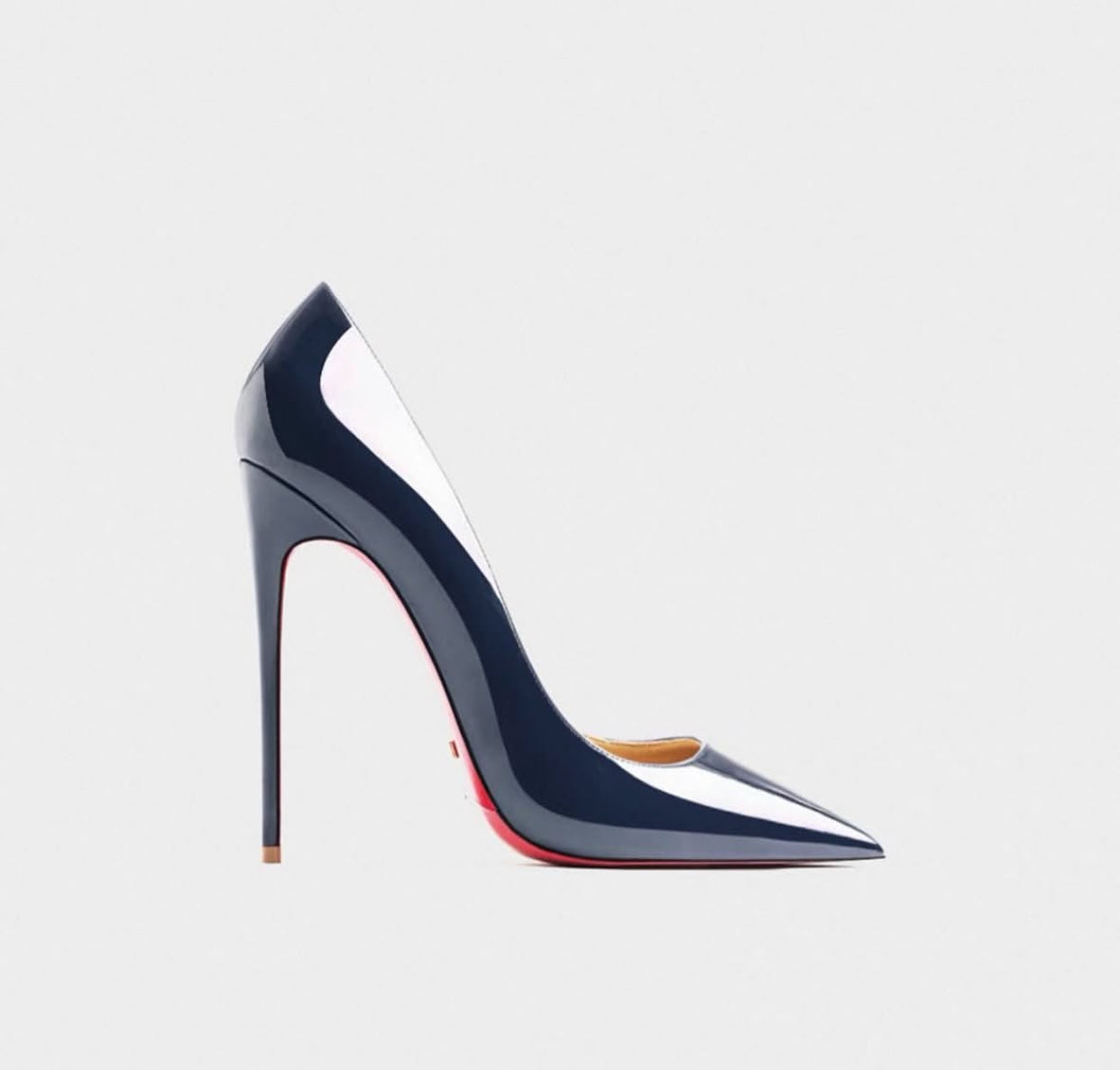 Windy Blue Red Bottom Stilettos