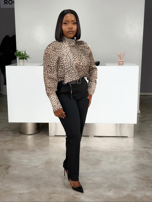 Animal Print Blouse