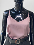 Thistle Purple Silky Camisole Top