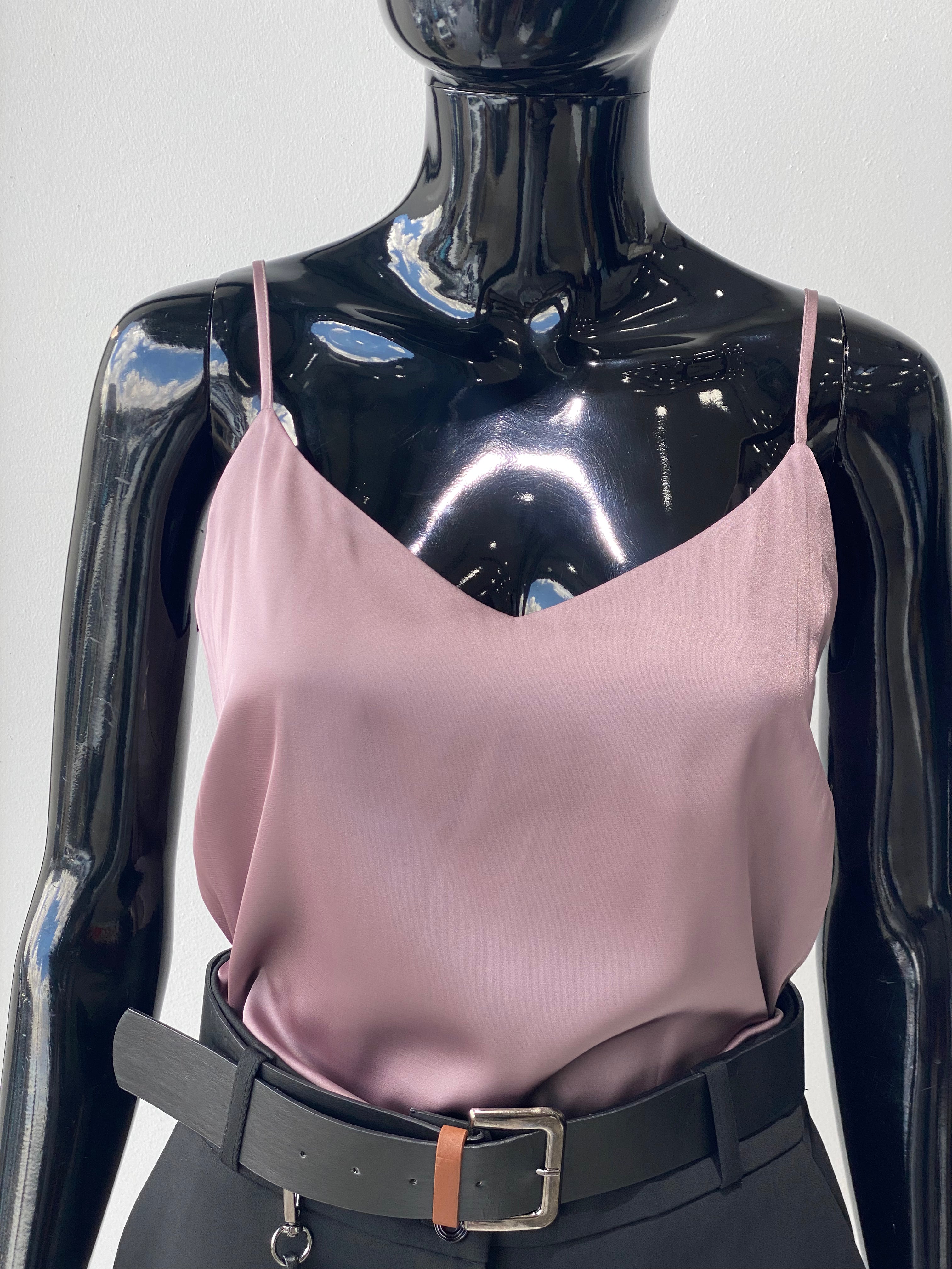 Thistle Purple Silky Camisole Top