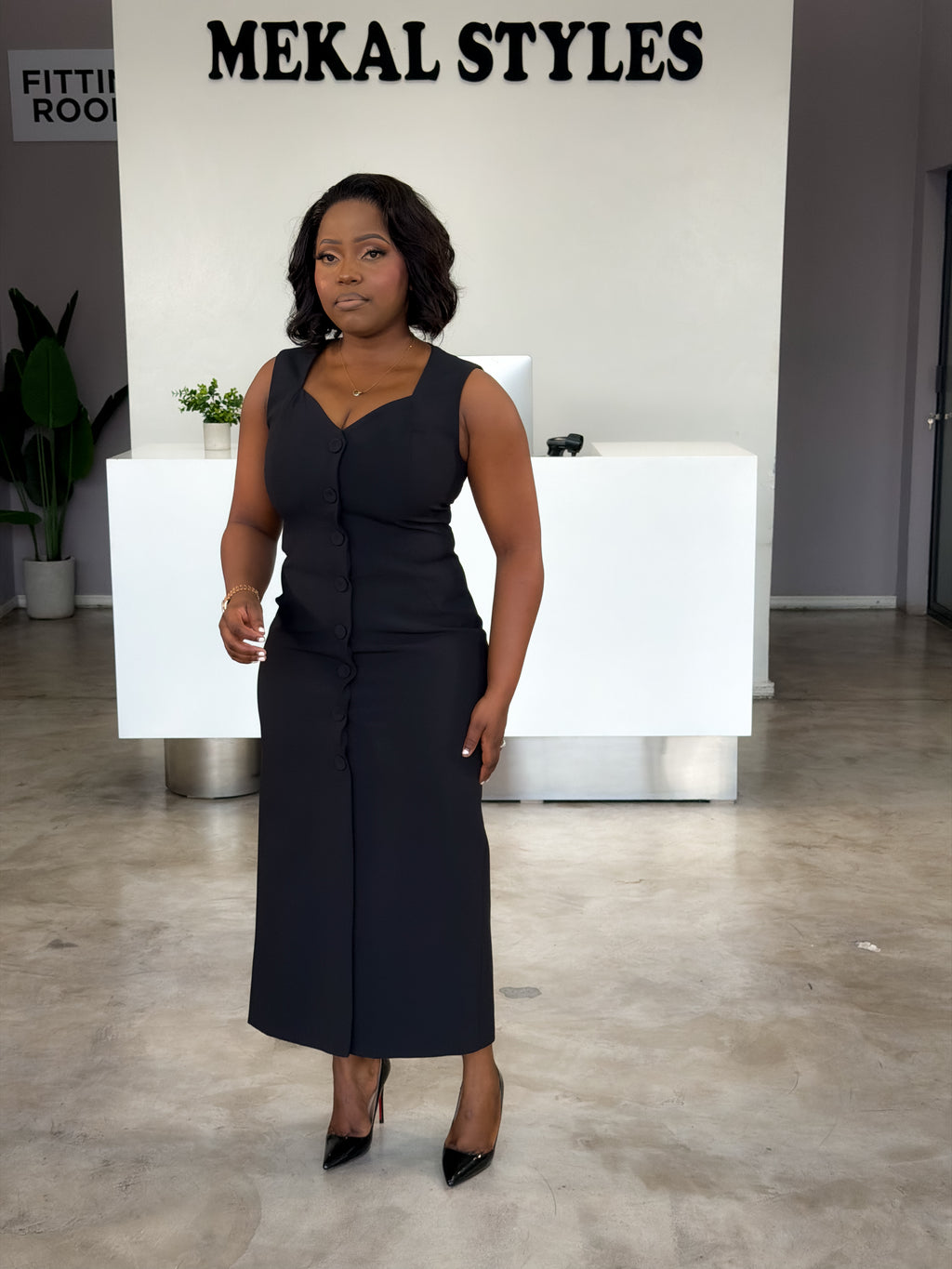 Black-White Dress Suit