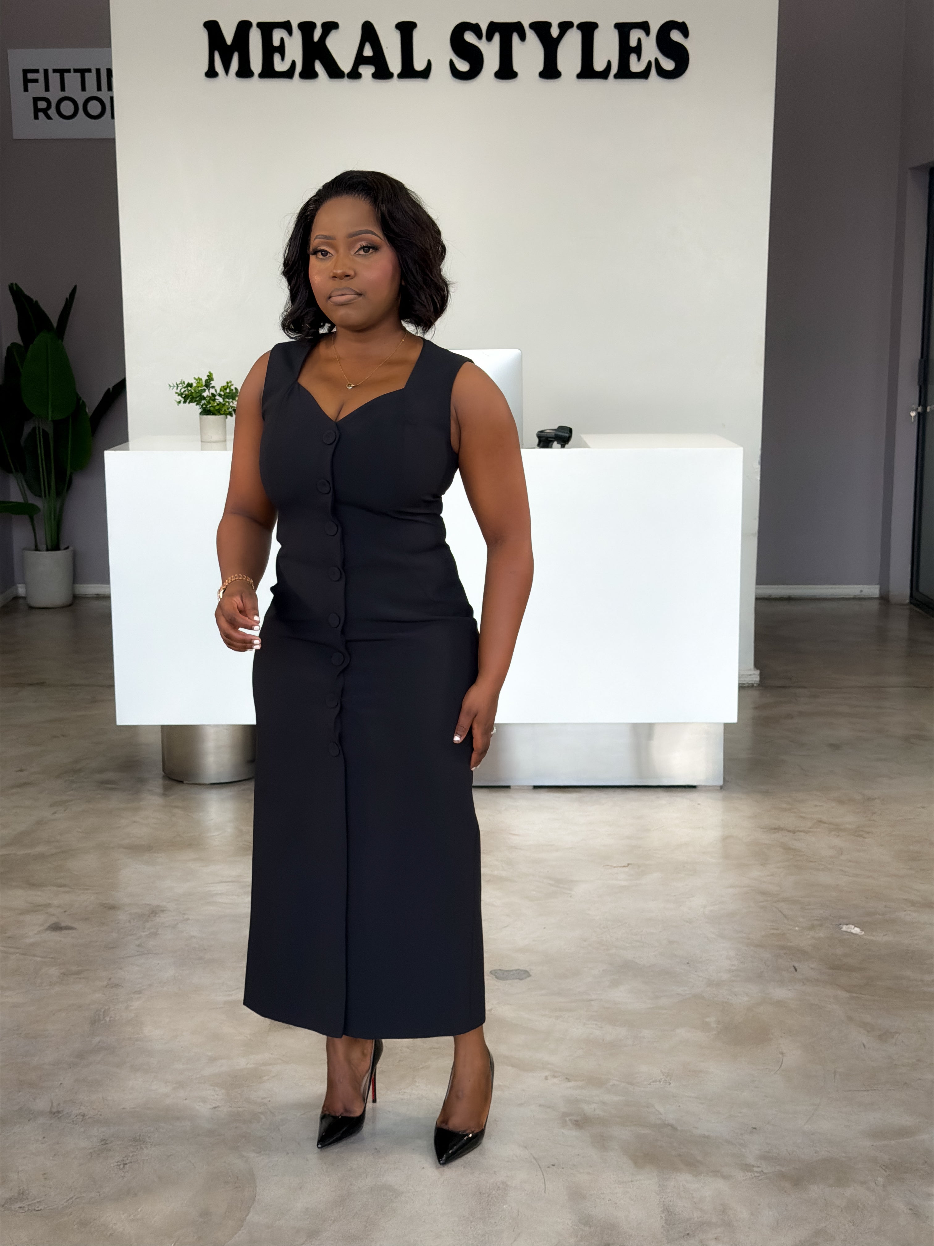 Black-White Dress Suit